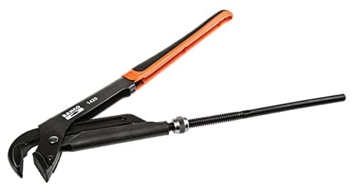 Image of Bahco 1420 Pipe Wrench 430MM, Black/Orange