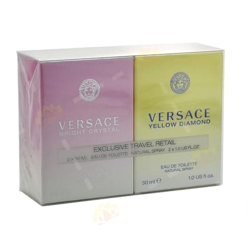 Image of Versace Bright Crystal Eau de Toilette 30ml & Yellow Diamond EDT, 30 ml
