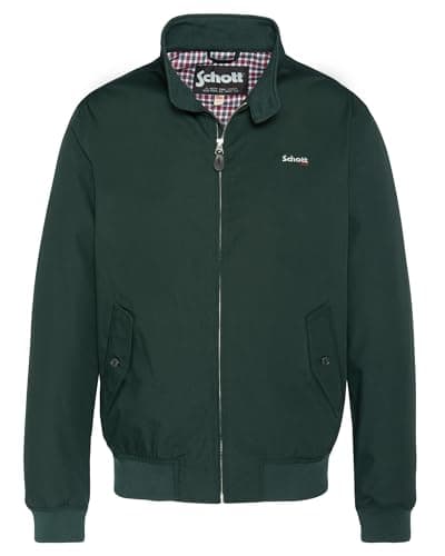 Image of Schott NYC Men's Jacket, Dark Green, S