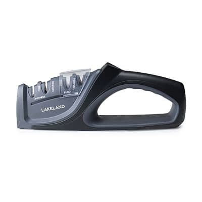 Image of Lakeland International Knife Sharpener – for European & Japanese Knives Non-Slip Rubber Base