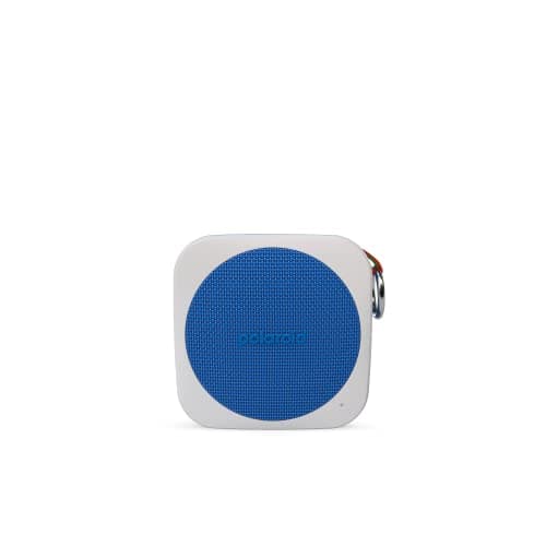 Image of Polaroid P1 Music Player (Blue) - Super Portable Wireless Bluetooth Speaker Rechargeable with IPX5 Waterproof and Dual Stereo Pairing