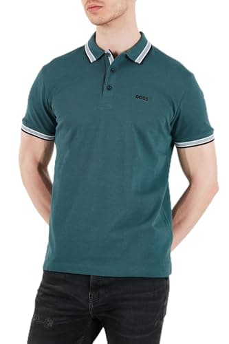 Image of BOSS Men's Paddy 10241663 01 Polo, Open Green 356, XL