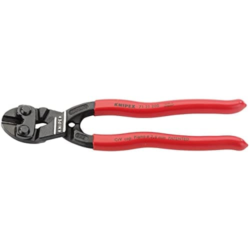 Image of Knipex 49190 200mm Cobolt Compact 20° Angled Head Bolt Cutters