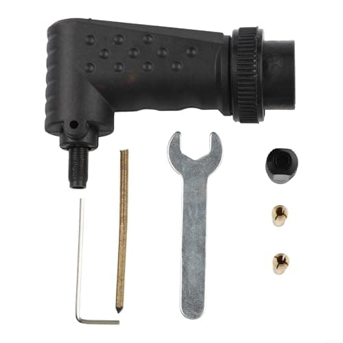 Image of Right Angle Drill Attachment for Dremel 4000 3000 8200 275, Rotary Tool Extension Head, 90 Degree Converter Adapter Kit for Grinding