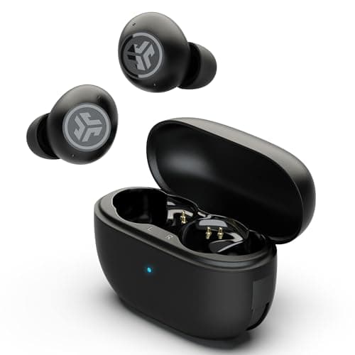 Image of JLab Go Air Pop ANC Active Noise Cancelling Earbuds, Bluetooth Earphones, 24+ Hr Playtime Wireless Headphones, IP55 Sweat-Resistant In Ear Buds with Microphone, Clear Calls & Multipoint, Black