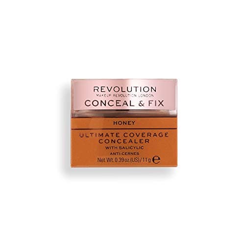 Image of Revolution Beauty London, Conceal and Fix, Ultimate Coverage, Concealer, Honey, 11g