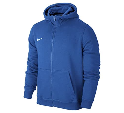 Image of Nike Kids Team Club Full Zip Hoodie, Blue, XS