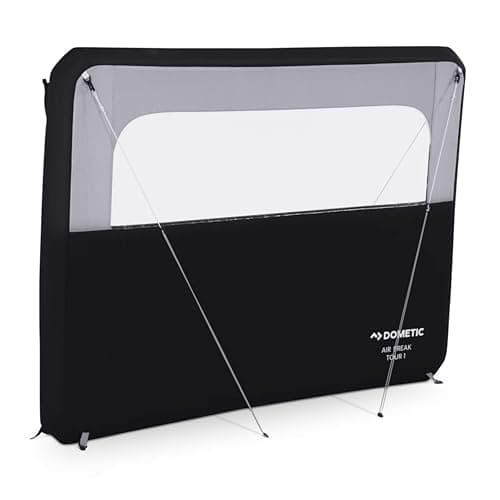 Image of Dometic AIR Break Tour Inflatable Windbreak & Door System – Modular Air Frame Camping Windbreak with Weathershield™ Tour 300D Fabric & Clear Window Panels (AIR Break Tour 1)