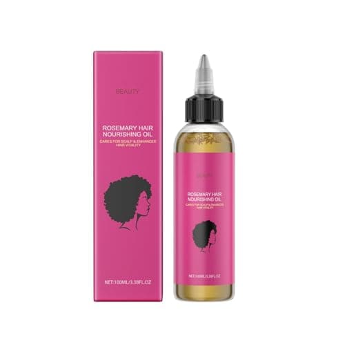 Image of Natural Batana Oil, 4-In-1 Liquid Batana Oil, Natural Organic As Hair Mask, With Rosemary, Pumpkin Seed, Castor for Thicker Stronger Hair, Repairs Dry Damaged Hair (1Pc)