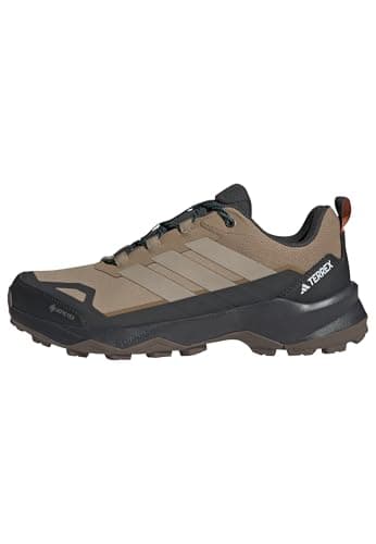 Image of adidas Men's Terrex Skychaser AX5 Gore-TEX Hiking Shoes, Cardboard/Blanch Cargo/Semi Impact Orange, 6 UK