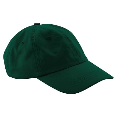 Image of Beechfield - Low Profile 6 Panel Dad - Baseball, Running Accessories, All-Round, Sun Hat, Trucker, Mens, Womens, Unisex, Running Hat - 100% Chino Cotton Bottle Green