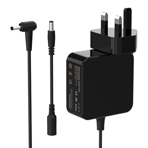 Image of BIUBOTY 65W Laptop Charger Compatible with Asus VivoBook ZenBook 14 15 S14 S15 E203M E406M E410M X540S X540L X540UA UX303U UX305 UX305C UX330U UX430U F555L F555LA F555 19V 3.42A Power Adapter