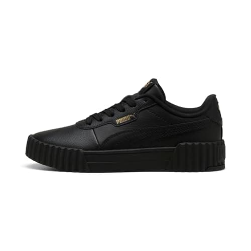 Image of PUMA Kids Unisex Carina 3.0 Sneakers Black Size UK 5