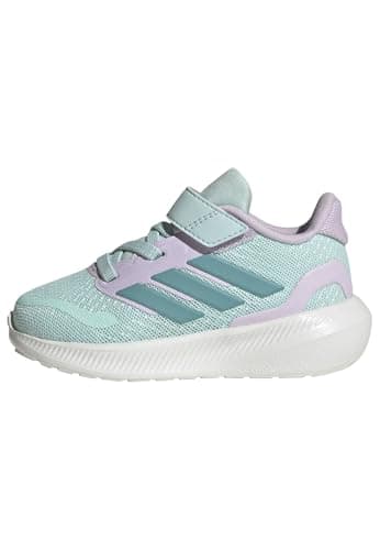 Image of adidas Unisex Baby RUNFALCON 5 Shoes Infants, Halo Mint/Mint ton/ice Lavender, 8.5 UK Child