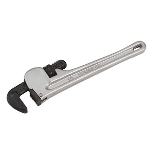 Image of Sealey Ak5108 Pipe Wrench European Pattern 350Mm Aluminium Alloy
