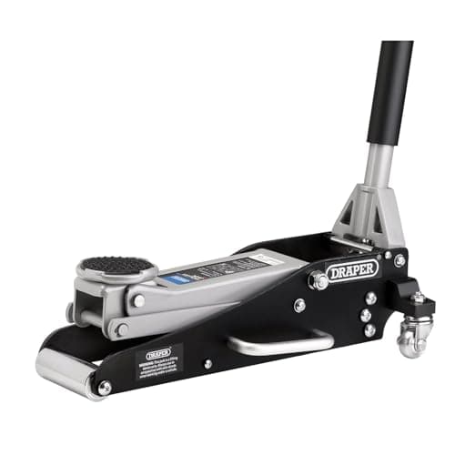 Image of Draper 13624 Aluminium and Steel Racing Trolley Jack, 1.5 Tonne