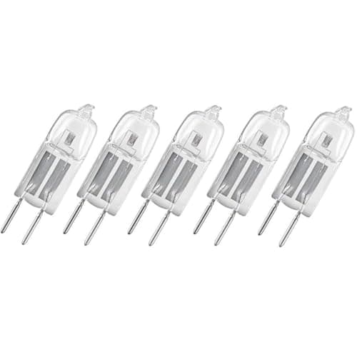 Image of Osram Halostar Starlite 64425 S 20 Watt 12 Volt G4 Warm White 2800 Kelvin Halogen Pin Base Lamp Dimmable 300 Lumen Pack of 5
