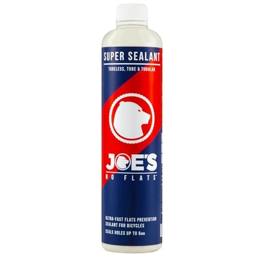 Image of JOE'S NO FLATS Super Sealant - Gravel and MTB Bike Tires - Ultra-Fast Sealing for Tubeless and Inner Tubes | for Holes up to 0.25 Inches | Ready to Use Effective Puncture Seal,500 ml