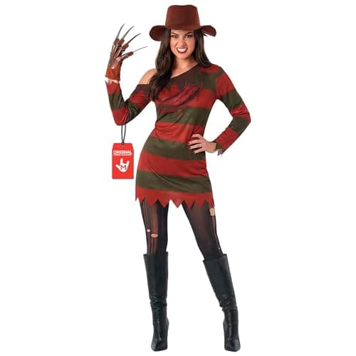 Image of Morph Nightmare Killer Costume Women With Claw Sizes XS-3XL Serial Killer Costume Scary Halloween Costumes Women Halloween Costumes Adults L