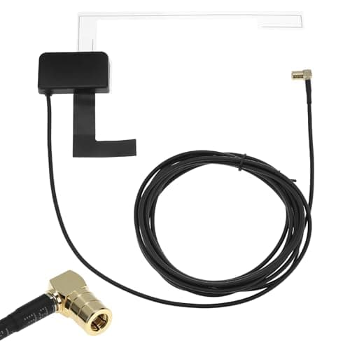 Image of QWORK® Car Radio Antenna, Car Radio Aerial Antenna with 3 Meter Cable