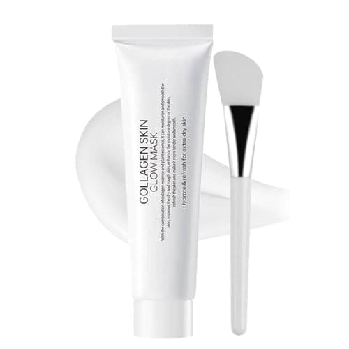 Image of Korean Milky Mask, Collagen Wrapping Peel off Face Mask, Collagen Skin Glow Mask, Hydrating & Brightening, Glow & Rejuvenating Skin, Improves Elasticity Pumps Saggy Skin, Korean Skincare (1PC)