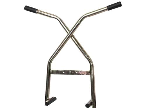 Image of Faithfull FAIKERBL Heavy-Duty Kerb Lifter Tongs, 360 mm Clamping Range, 100 kg Capacity, Silver, Overall Length: 850mm