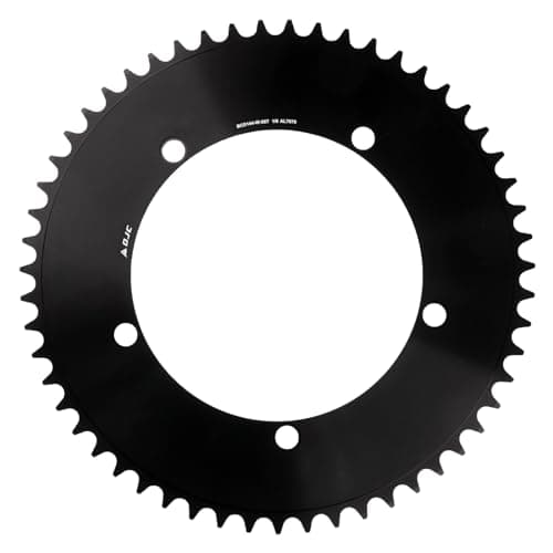 Image of DJC 144BCD Round Chainring Fixed Gear Fixie Track Bike 47T 49 51 53 55 57 59 61T Single Speed Chainwheel 1/2 * 1/8 144 Bcd (51T)