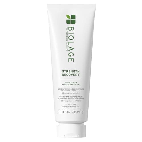 Image of Biolage Strength Recovery Conditioner, Moisturising & Repairing, Enriched With Squalane & Proteins, For Damaged Hair, 236ml