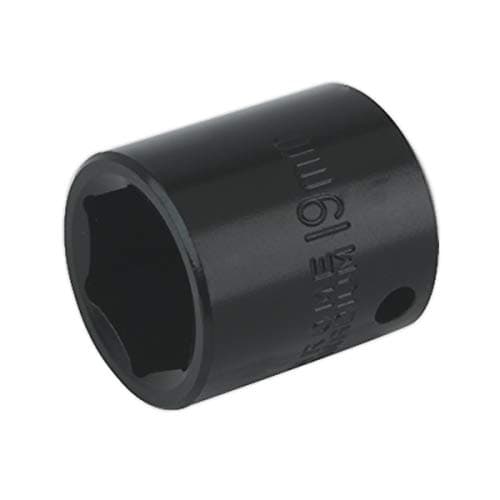 Image of Sealey Is3819 Impact Socket 19Mm 3/8Sq Drive
