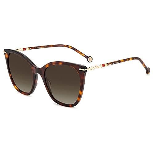 Image of Carolina Herrera Her 0091/s 05L/HA HAVANA 2 Sunglasses Women's Acetate, Standard, 56