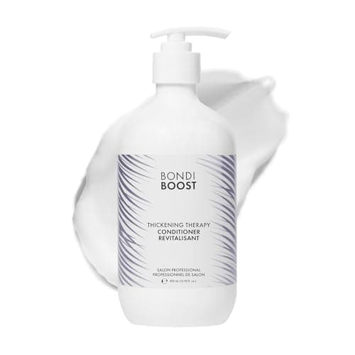Image of BondiBoost Thickening Therapy Volumising Conditioner - Silicone-Free, Aloe-Based Formula with Hyaluronic Acid & Biotin for Plumped Strands & Density - Vegan & Cruelty-Free, 300ml