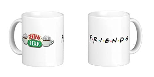 Image of Lewistons-Of-London Friends TV Show Series USA Sitcom The One Where Drink Tea Coffee Central Perk Funny Humour Work Banter Ceramic White Cup 11oz Mug