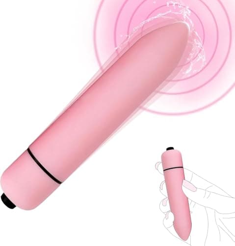 Image of BGMKE Soft Mini Multi-Speed Bullet Vibrantorors for Women, Waterproof Vibrat.o.r for Relaxing and Relieving Stress, Silicone Ideal for Travel (Pink01)