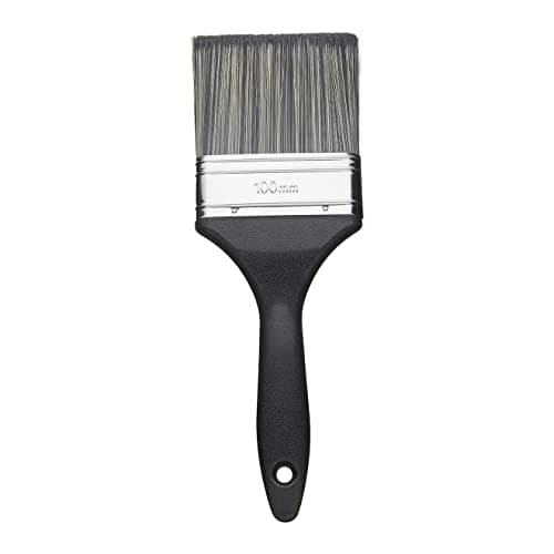 Image of Fit For The Job 4 inch Wall Brush for Fast Painting and a Smooth Finish Painting with Emulsion Paints on Walls and Ceilings, 4 inch 100mm Paint Brush For Walls
