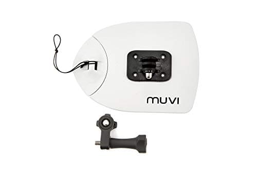 Image of Veho Muvi Flat Board Mount for Snowboard / Surfboard Mount for Muvi KX-Series | Muvi K-Series | Muvi HD | Muvi Micro - White (VCC-A015-FBM)