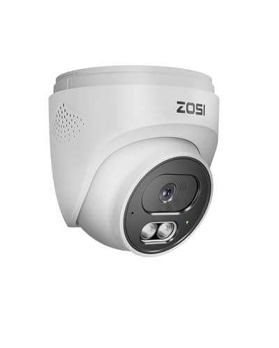 Image of ZOSI C220 4K UHD 8MP Add-On PoE IP Camera Outdoor Indoor, Surveillance Security Camera for Home, Person/Face/Vehicle Detection, 2-Way Audio, 100ft IR Night Vision, Only Work with Our PoE NVR System