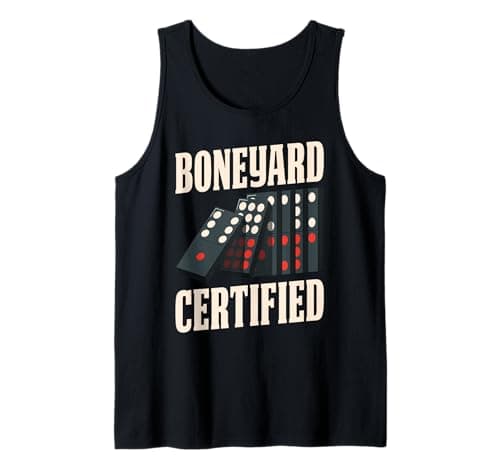 Image of Boneyard Certified Dominoes Player Pro Game Tank Top