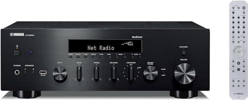 Image of Yamaha R-N600A Network Receiver - Black - State-of-the-art TOP Art Structure and Pure Direct Mode - MusicCast - Sabre ES9010K2M 384 kHz, 32-bit DAC