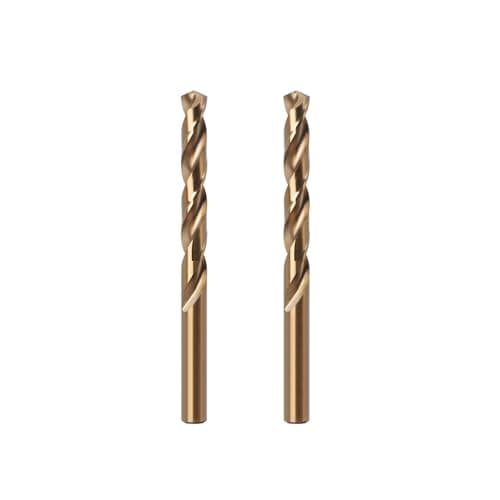 Image of Misuyue 8% Cobalt Drill Bits, Metal Drill Bit Set 6.5mm, HSS M42 Carbide Twist Drill Bit for Metal Stainless Hard Steel Aluminum, Wood Drill Bits (2pcs)