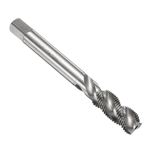 Image of sourcing map Spiral Flute Thread Taps M10 x 1 H2 Metric Machine Threading Tap Bit, Uncoated Screw Tapping Repair Tool, M2 High-Speed Steel (HSS)