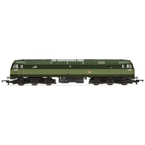 Image of Hornby Diesel Train - R30182TXS RailRoad Plus BR, Class 47, Co-Co, D1683 (Sound Fitted) - Era 6 00 Gauge Locomotives for Train Set, Engine Models for Adults - 1:76 Scale Model Gift