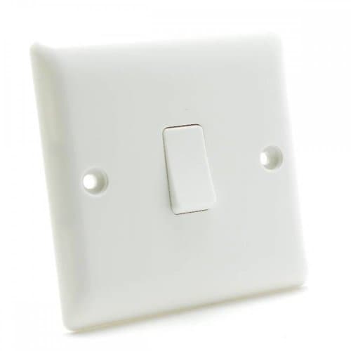 Image of BG Electrical 812 Nexus Single 1 Gang 2 Way White Switch