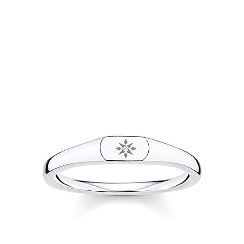 Image of Thomas Sabo Women Ring Star Silver 925 Sterling Silver TR2314-051-14