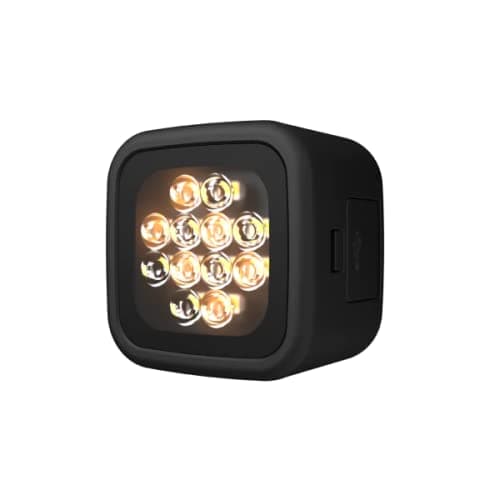 Image of Pivo Smart Video Light Compact LED 360° Portable Photo & Video Lighting with Cold Shoe 4000mAh Rechargeable CRI 90+ 6500K Adjustable Color Range