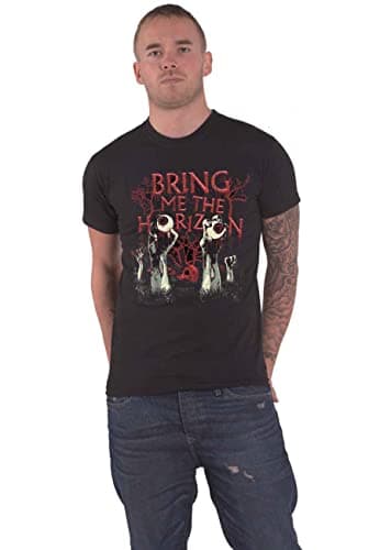 Image of Rock Off Bring Me The Horizon 'Graveyard Eyes' (Black) T-Shirt (Large)