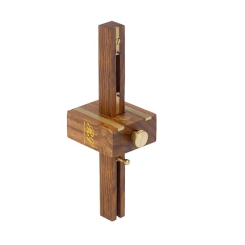 Image of Robert Sorby Select Carpenters Mortice Gauge 8" 200mm Hardwood Brass Marking Gauge Woodworking Joinery Tool