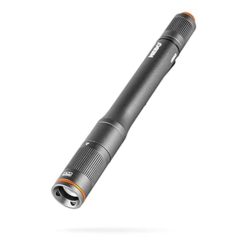 Image of NEBO Columbo Flex 150 Pen Torch - Pocket LED Inspection Torch & Pen Light - Small Battery Powered Flashlight with 3 Light Modes & 4X Adjustable Zoom