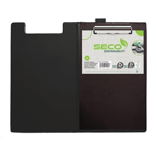 Image of Seco Foldover Clipboard A4+ - Black