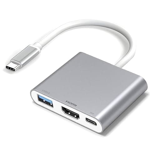 Image of USB C to HDMI Adapter, 3 in 1 Hdmi to USBC Digital AV Multiport Adapter,USB Type C Converter to 4K HDMI, USB 3.0,100W PD for MacBook Pro Air,iPad Pro 2020,Chromebook,Dell XPS,Surface, Samsung