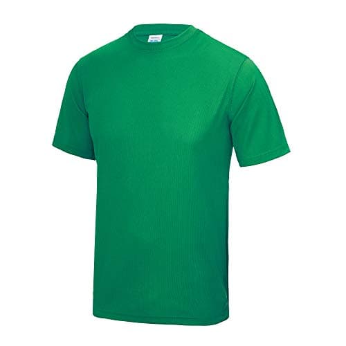 Image of Just Cool Mens Performance Plain T-Shirt (XXL) (Kelly Green)